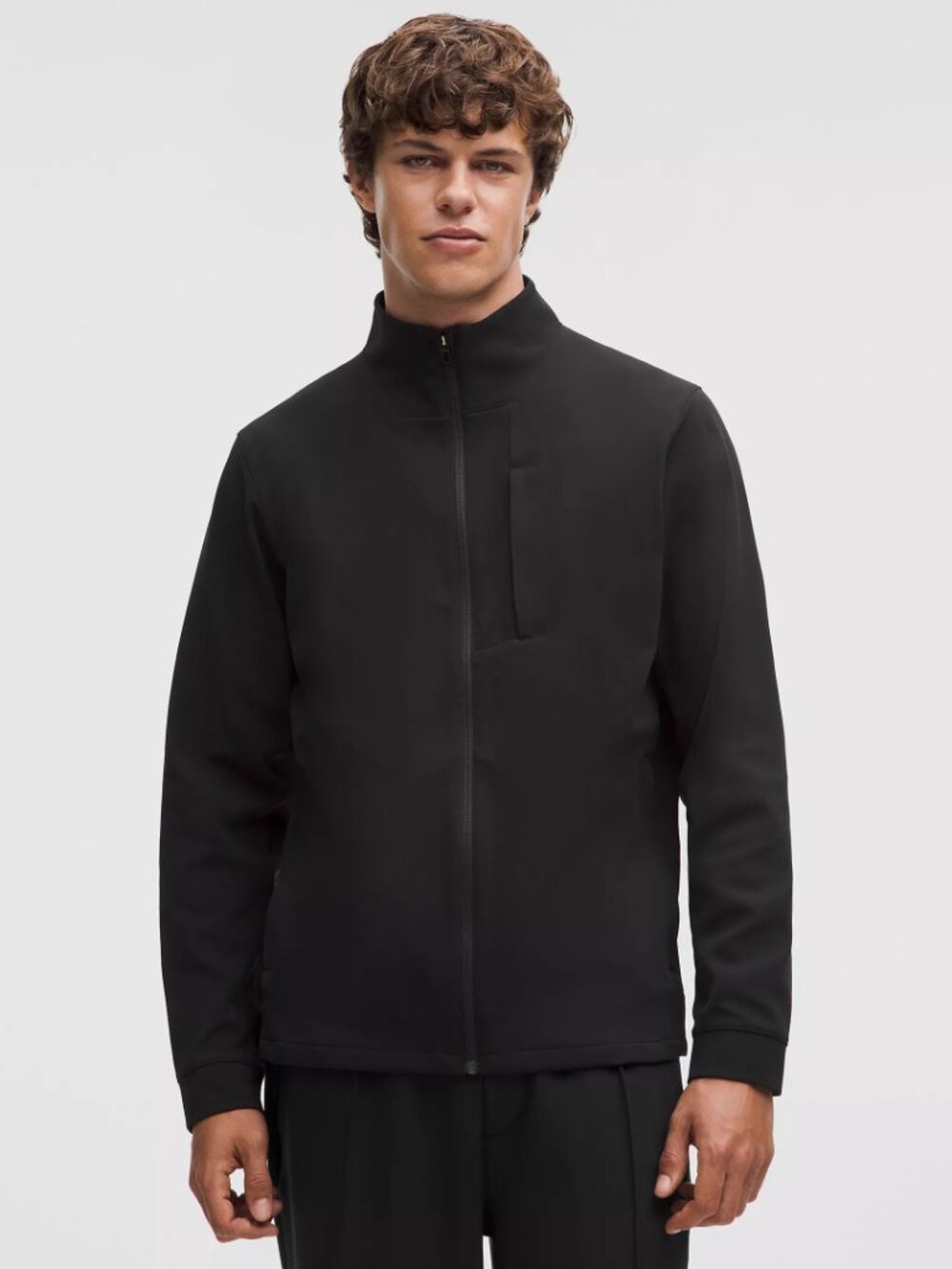 lululemon athletica Men’s Black Full-Zip Jacket Sojourn Full Zip